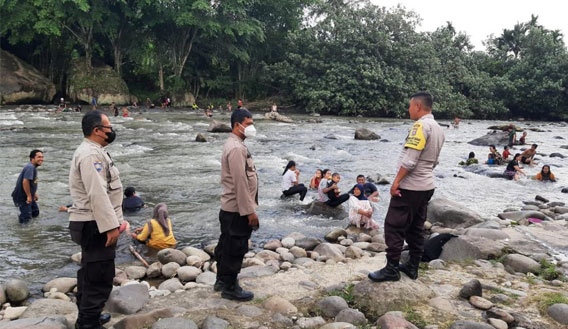 Polsek Namorambe Gelar Pengamanan Tempat Wisata