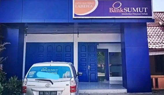 PT Bank Sumut Cabang Lahewa Sosialisasi di Gereja BNKP