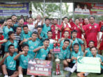 Skuad Perbaungan Juara Turnament Sepakbola Bupati Sergai Cup