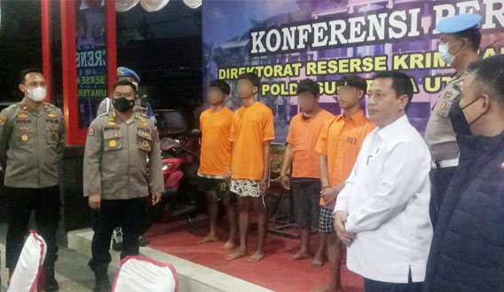 Polda Sumut Ungkap Kasus Dua Kelompok Geng Motor