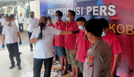 Polda Sumut Ringkus 14 Tersangka Kurir Narkoba