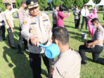 Kapolres Sergai Pimpin Upacara Korps Raport Kenaikan Pangkat