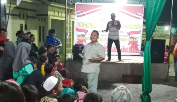 GP Ansor Lomba Baca Proklamasi dan Pancasila di Kolam