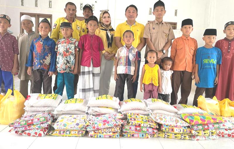 Golkar Batubara Berbagi Kebahagiaan dengan Anak Yatim