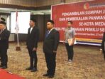 bawaslu3 Bawaslu Kota Medan Lantik Panwaslu 21 Kecamatan