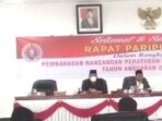 DPRD Humbahas Rapat Paripurna Tetapkan APBD 2023