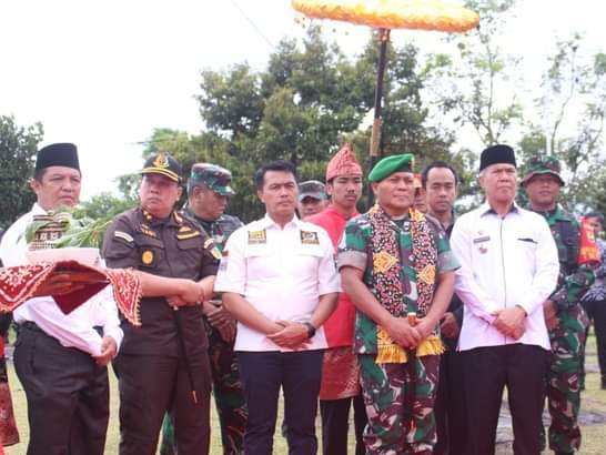 Danrem 041/Garuda Emas Resmi Tutup TMMD Rejang Lebong