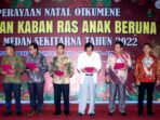 Perayaan Natal 2022 Persadan Kaban Kota Medan Meriah