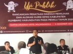 KPUD Humbahas Uji Publik Alokasi Kursi DPRD