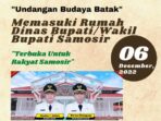 Acara Memasuki Rumah Dinas Bupati Samosir Dinilai Pemborosan Anggaran