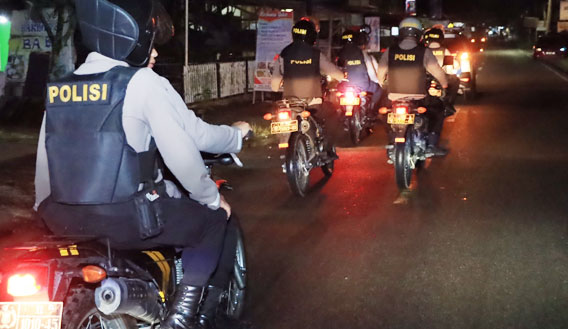 Patroli Presisi Skala Besar Menyambut Idul Fitri di Samosir