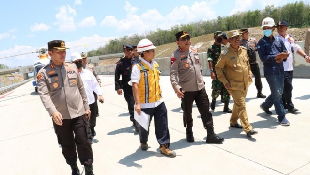 Kapolda Sumut Tinjau Infrastruktur Tol Jelang Arus Mudik Lebaran