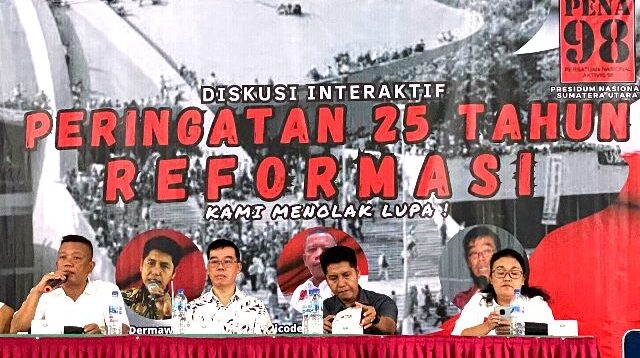 25 Tahun Reformasi, PENA 98 Sumut Gelar Diskusi Publik