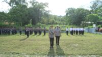 polres samosir ziarahi makam pahlawan