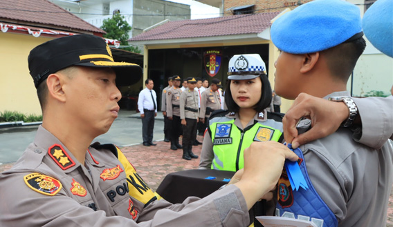 Apel Gelar Pasukan Operasi Patuh Toba 2023 Polres Samosir