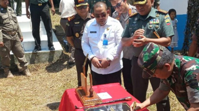 Pangdam I/BB Ikuti Peresmian TNI AD Manunggal Air Bersih