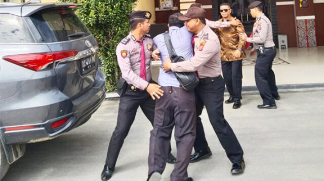 Satuan Pam Obvit Polres Samosir Gelar Pelatihan Pengamanan dan Pengawalan VIP