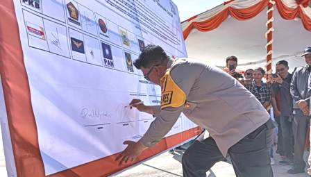 Bawaslu Toba Gelar Apel Siaga Pengawasan Tahapan Pemilu 2024