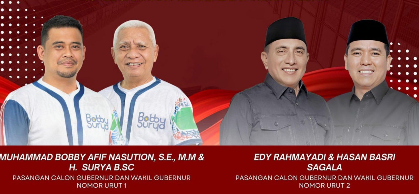 Survei: Bobby Nasution Ungguli Edy Rahmayadi