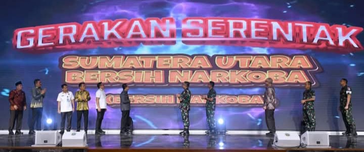 Sumut Canangkan Gerakan Bersih Narkoba Serentak