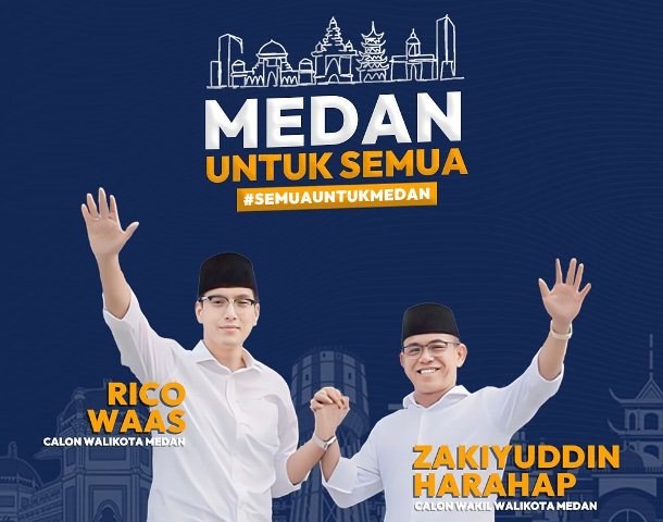 KPU: Rico-Zaki Menang Pilkada Medan 2024