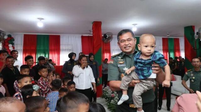 TNI AD Bantu Renovasi Panti Asuhan di Medan