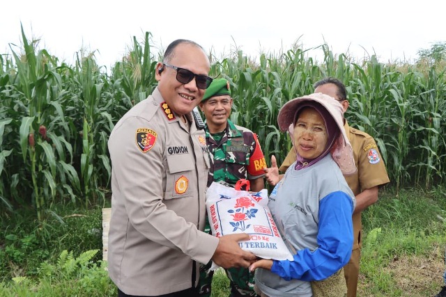 Polrestabes Medan Dukung Petani Wujudkan Swasembada Pangan