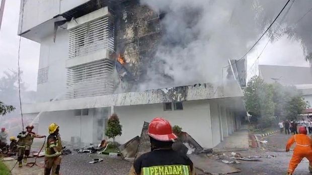 Api Hanguskan Kantor Disdik Sumut, Tidak Ada Berkas Terbakar