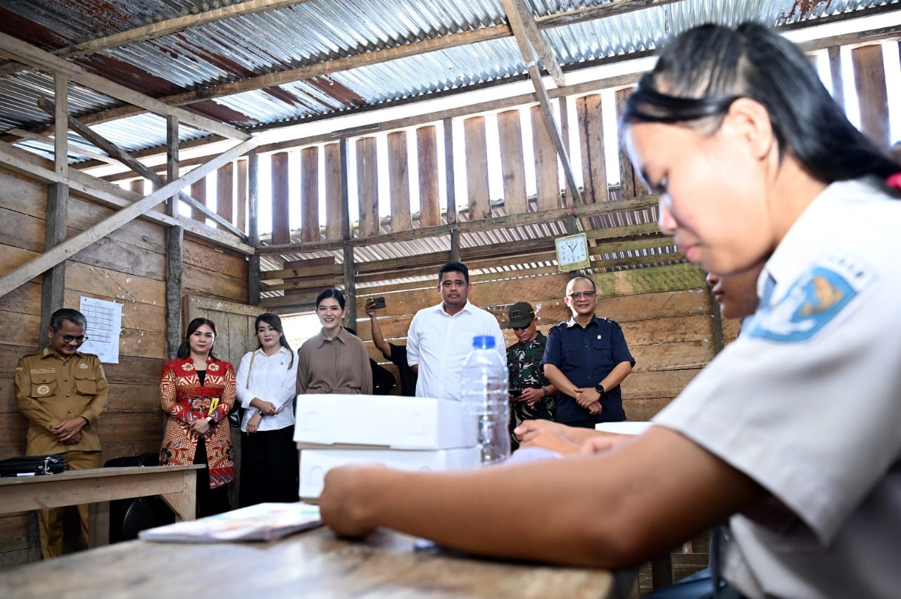 Kunker Gubernur Sumut ke Nias, Gedung SMKN 1 Gido Segera Direnovasi Total