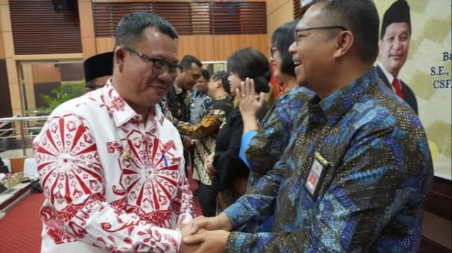 Wali Kota Gunung Sitoli Sowa'a Laoli Hadiri Serah Terima Kepala BPK Sumut