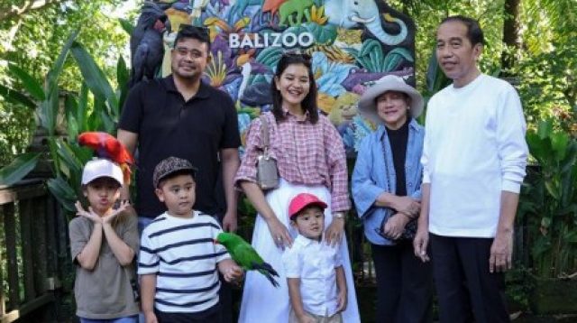 Bobby Nasution Ikut Dampingi Jokowi ke Bali Zoo