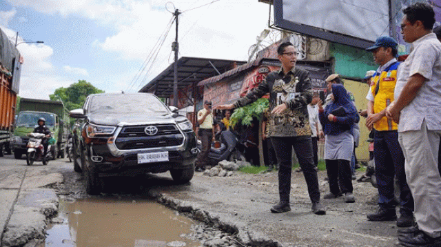 BBPJN Sumut Diminta Cepat Tangani Perbaikan Jalan Simpang KIM