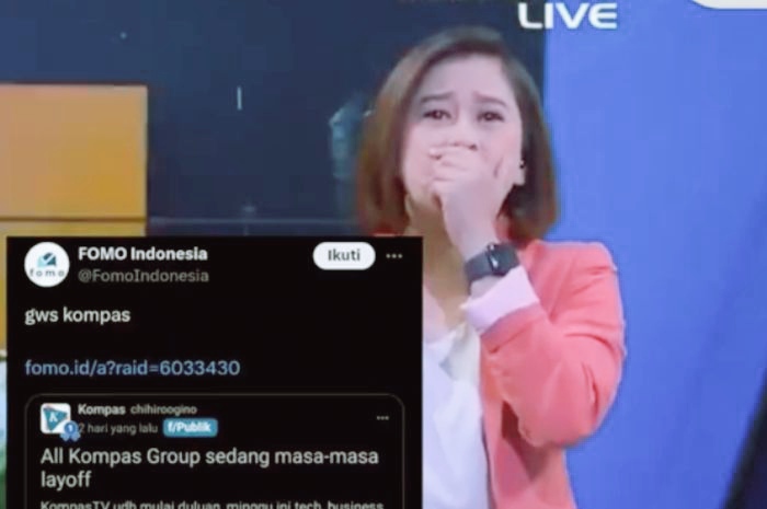 Tangis Presenter Kompas TV Saat Siaran Terakhir Usai Kena PHK Massal