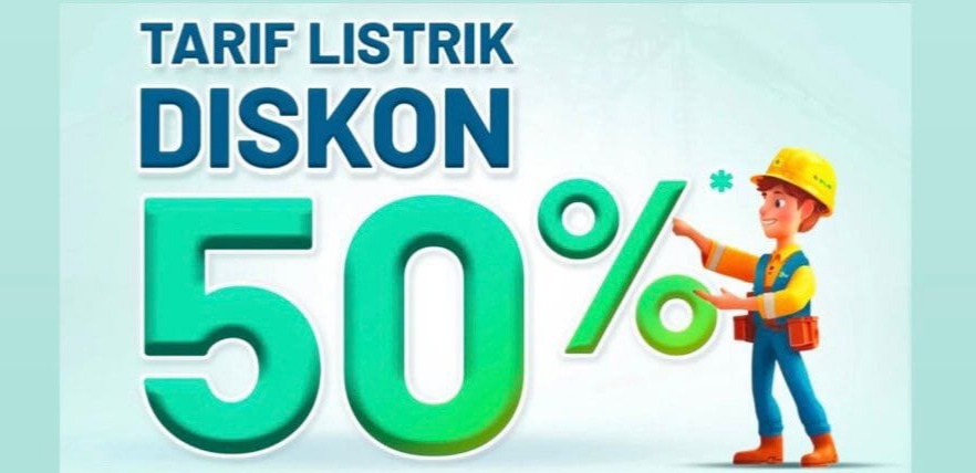 Diskon Tarif Listrik 50 Persen Hadir Kembali Juni-Juli 2025