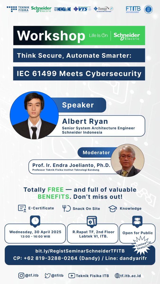 ITB dan Schneider Electric Gelar "Workshop Automate Smarter"