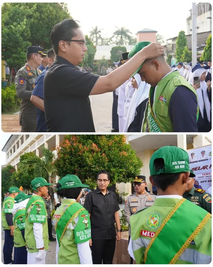 Wali Kota Medan Luncurkan "Satpol PP Goes to School"