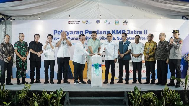 Gubernur Sumut Resmikan Pelayaran Perdana Kapal Jatra II Gunungsitoli- Sibolga