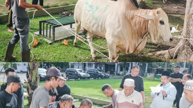 Dinas PUPR Sumut Berbagi Daging Kurban di Hari Raya Idul Adha 1446 H