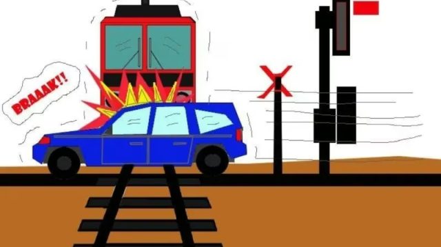Dua Orang Tewas Tertabrak Kereta Api di Perlintasan Liar Deli Serdang