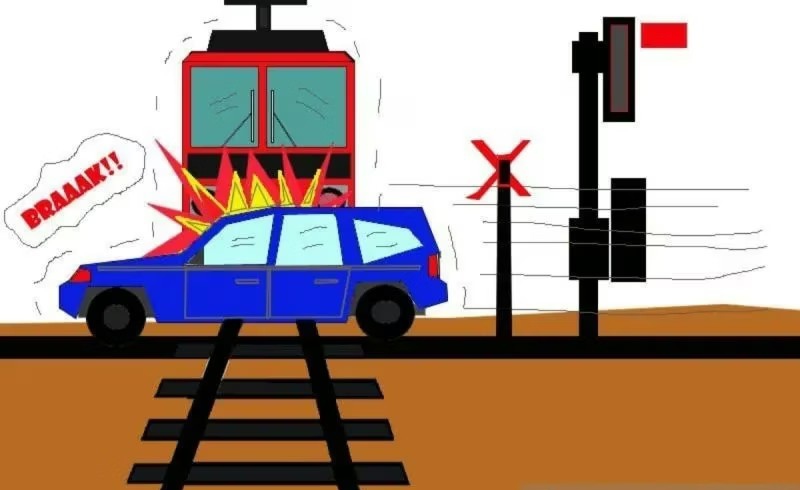 Dua Orang Tewas Tertabrak Kereta Api di Perlintasan Liar Deli Serdang