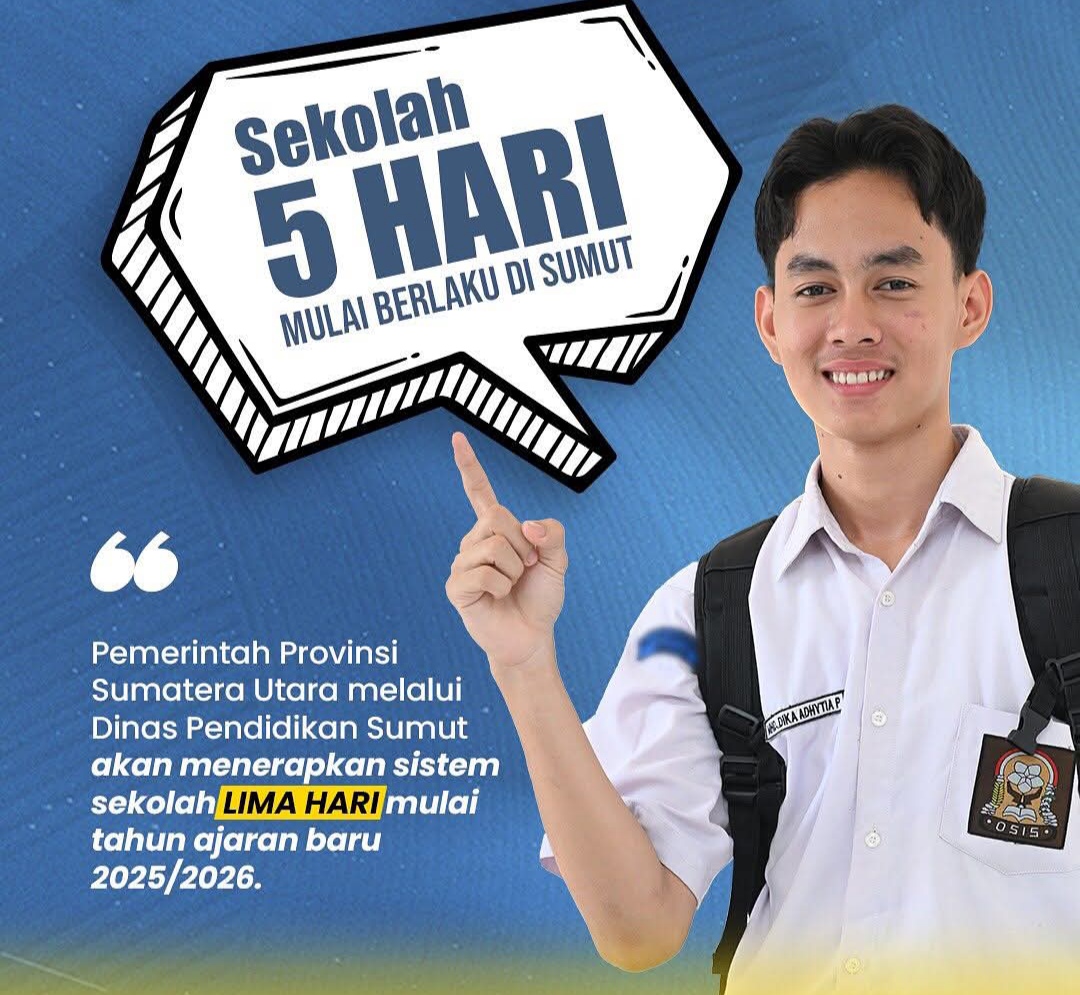 Sekolah Lima Hari sebagai Solusi Holistik di Sumut