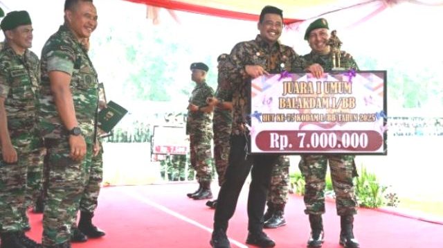 Bobby Nasution Apresiasi Kodam I/BB Selalu Hadir Bantu Pemprov Sumut
