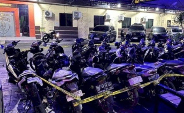 Polisi Temukan Puluhan Motor di Simalingkar, Diduga Hasil Curian