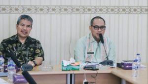 Plt Kadis PUPR Sumut Hendra Dermawan Rapat Perdana dengan Pejabat Struktural