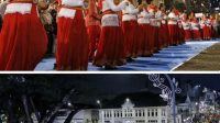 Ribuan Warga Padati Lapangan Merdeka Medan Saksikan Parade Budaya