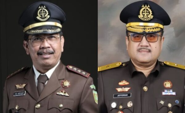 Saiful Bahri Siregar Pimpin Kejati Jatim dan Jefferdian Ditunjuk sebagai Kajati Papua.(Foto:Ist)