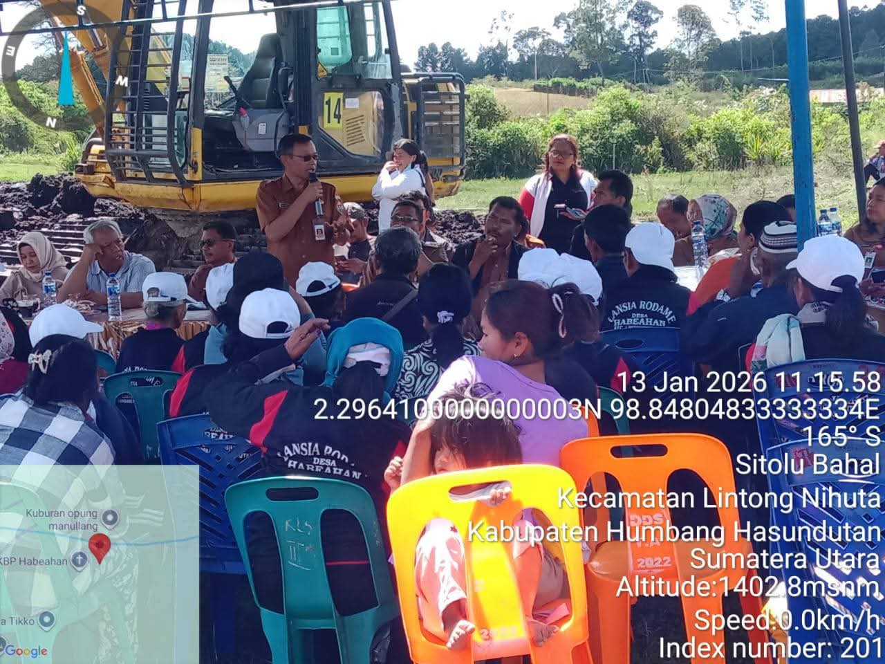 Pemerintah Kabupaten Humbang Hasundutan secara resmi memulai Kick-Off Pembangunan Embung Berbasis Partisipasi Masyarakat di Desa Habeahan, Kecamatan Lintongnihuta, Kabupaten Humbang Hasundutan, Sumatera Utara, pada Selasa (13/1)