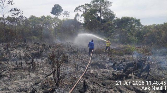 Kolaborasi lintas sektor Jinakkan 3 Titik Api Humbahas