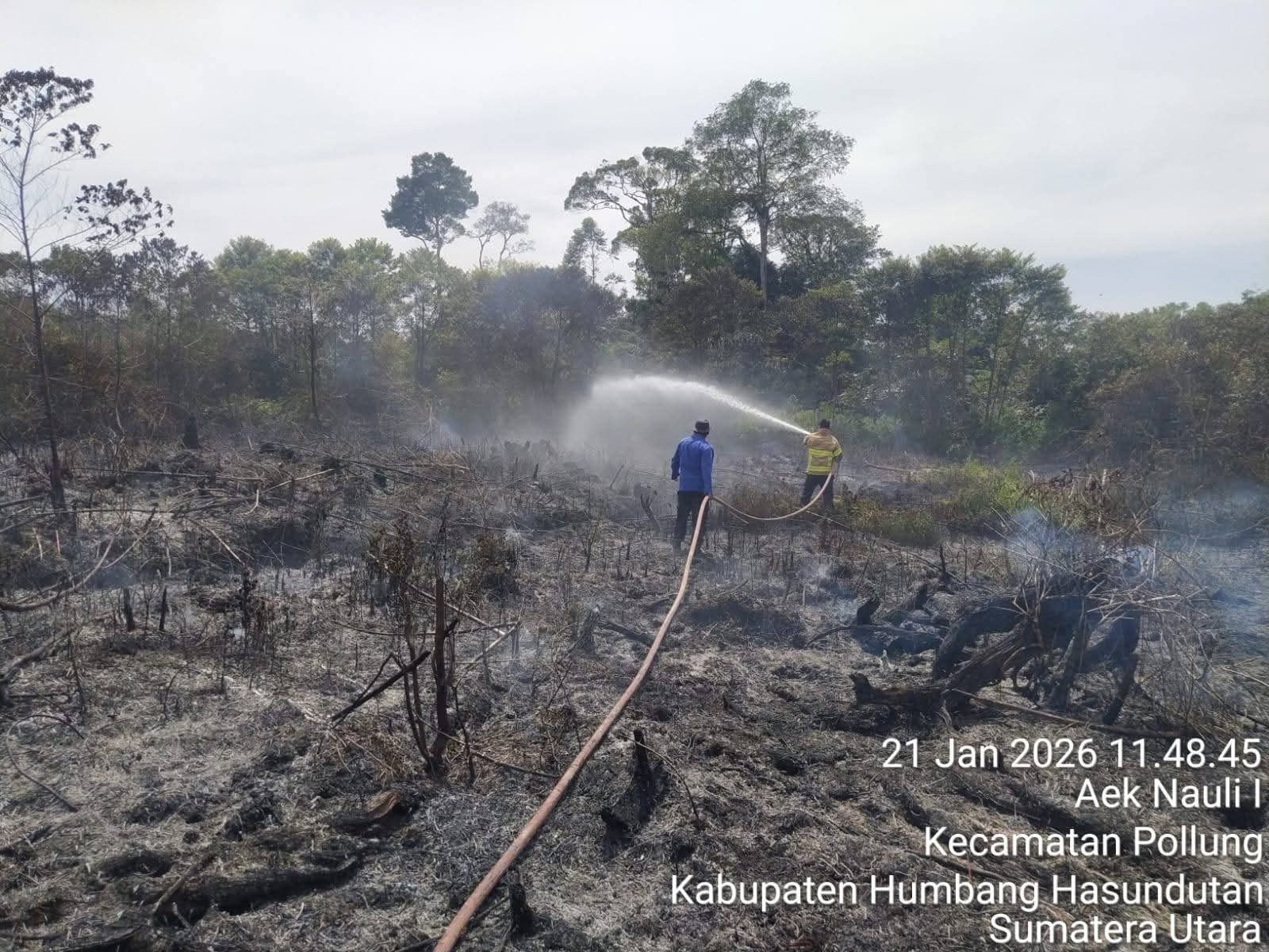 Kolaborasi lintas sektor Jinakkan 3 Titik Api Humbahas