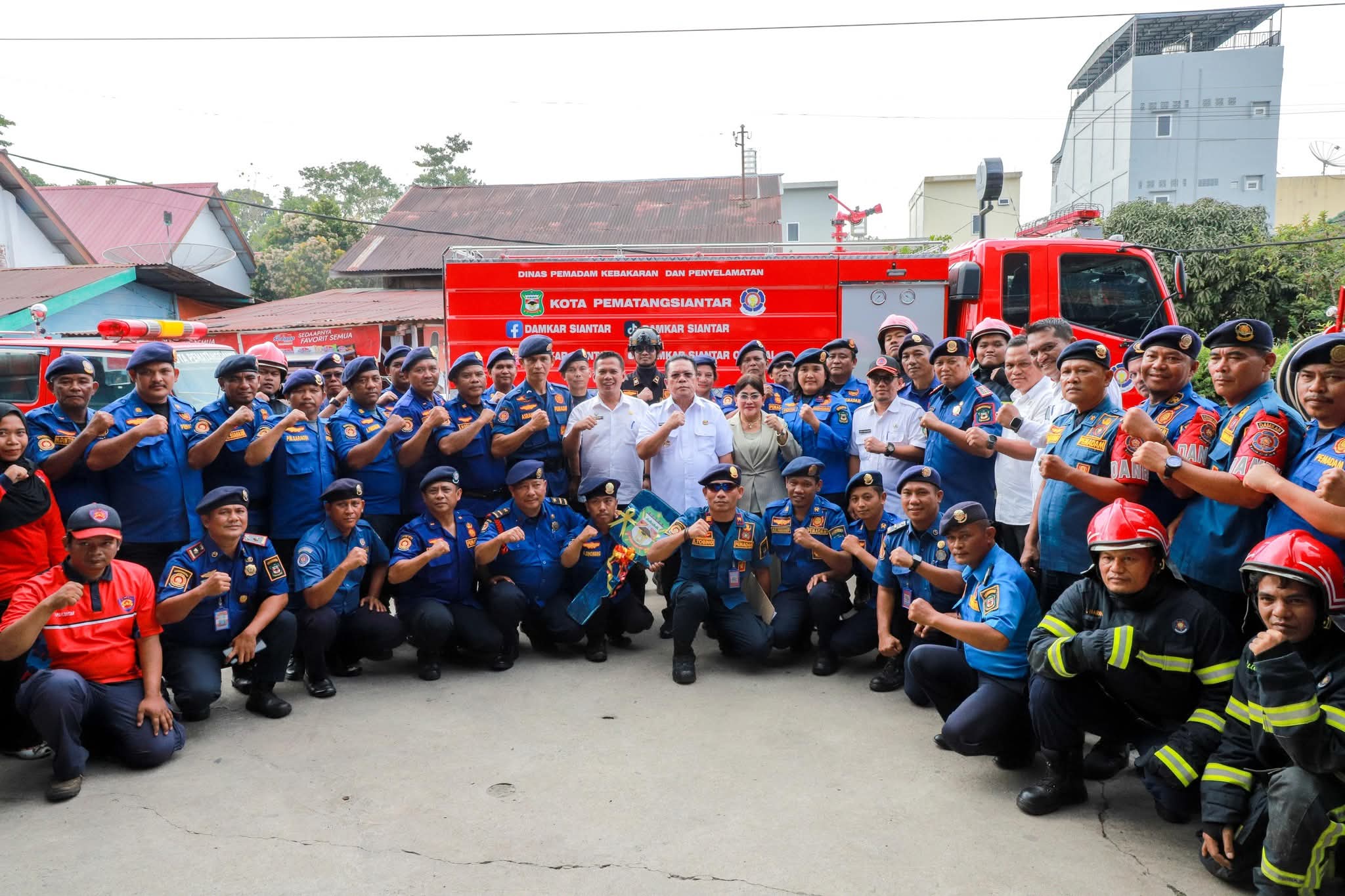 Armada Pemadam Bertambah Jadi 8 Unit: Damkar Siantar Diminta Garda Terdepan oleh Wali Kota Wesly